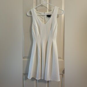 White TeezeMe brand dress